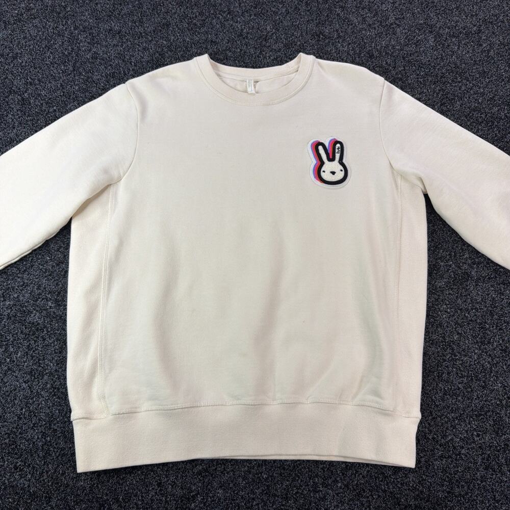 Original Favorites premium heavyweight sweatshirt + “tubi” rabbit chenille patch